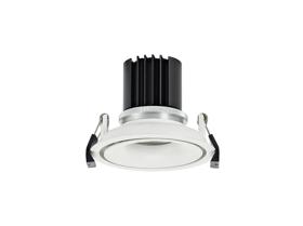 DM202019  Bolor 9 Tridonic Powered 9W 2700K 770lm 36° CRI>90 LED Engine White/White Fixed Recessed Spotlight, IP20